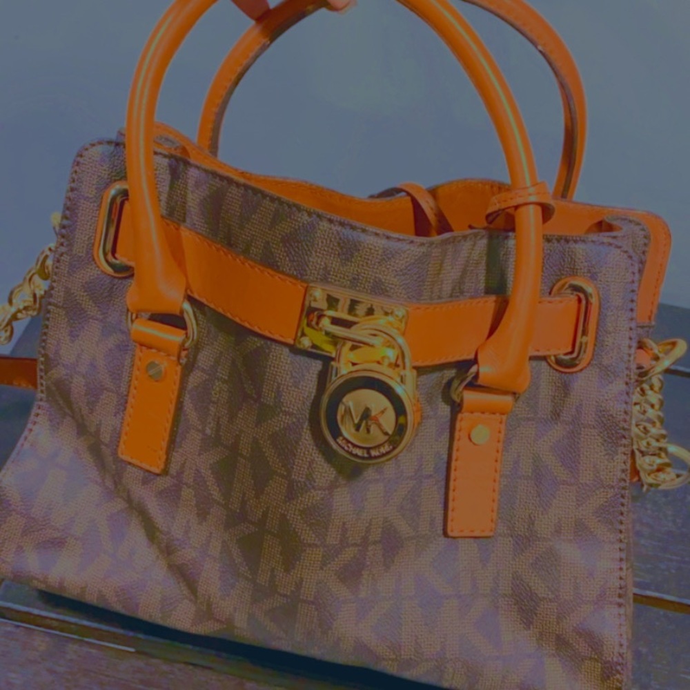 Nouveau Hamilton Small Logo & Leather Satchel